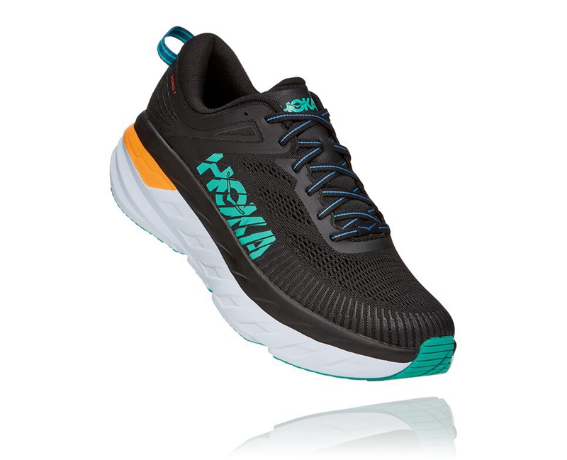 Mens black hot sale hoka shoes